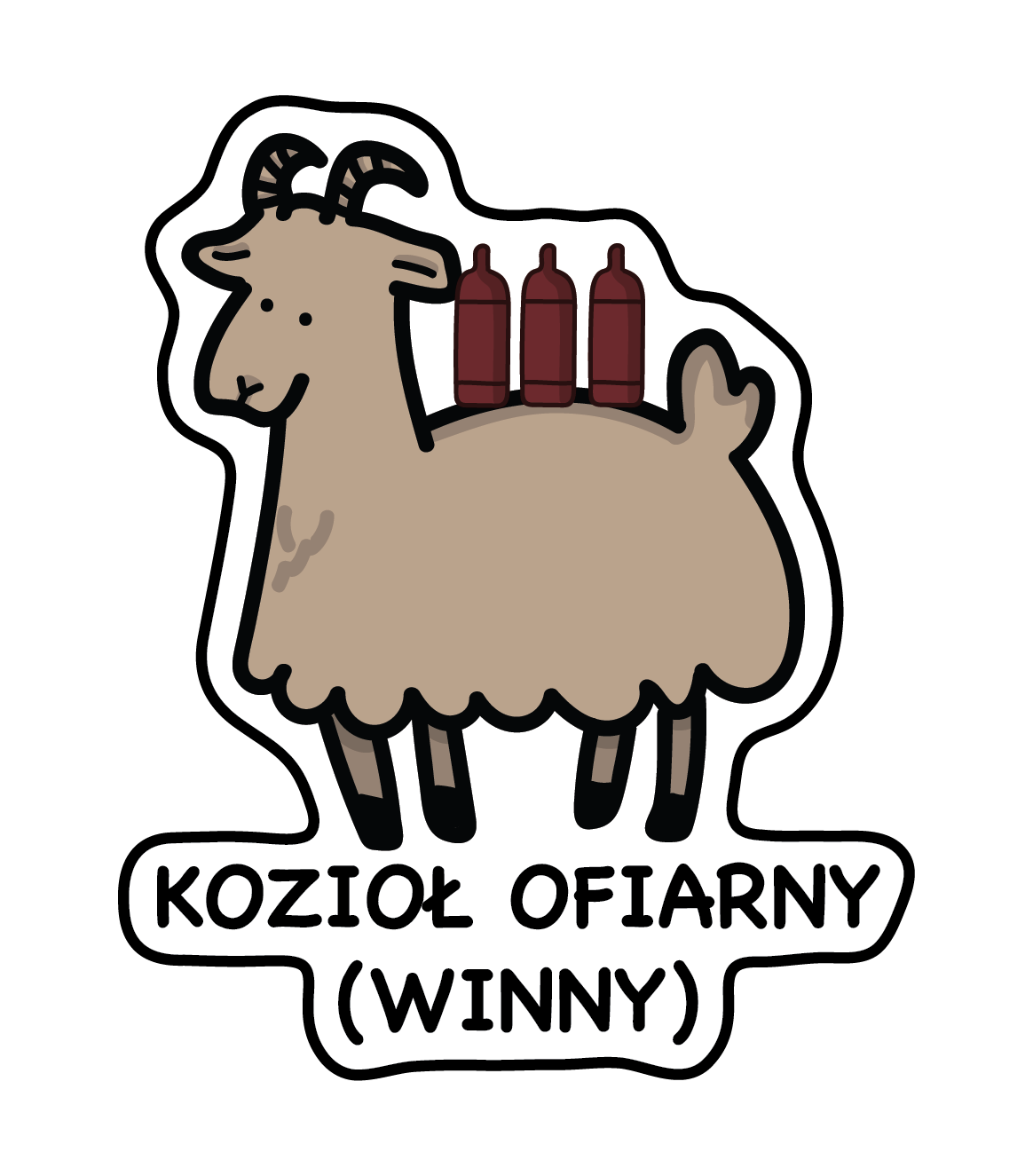 Wlepa - KOZIOŁ OFIARNY (WINNY)