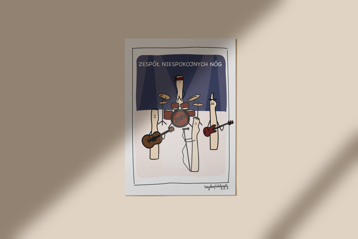 Plakat - Zespół niespokojnych nóg