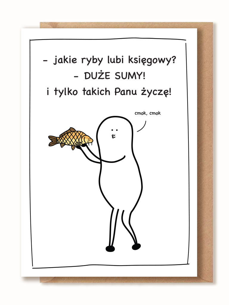 Kartka dla Księgowego lub Księgowej - Duże Sumy