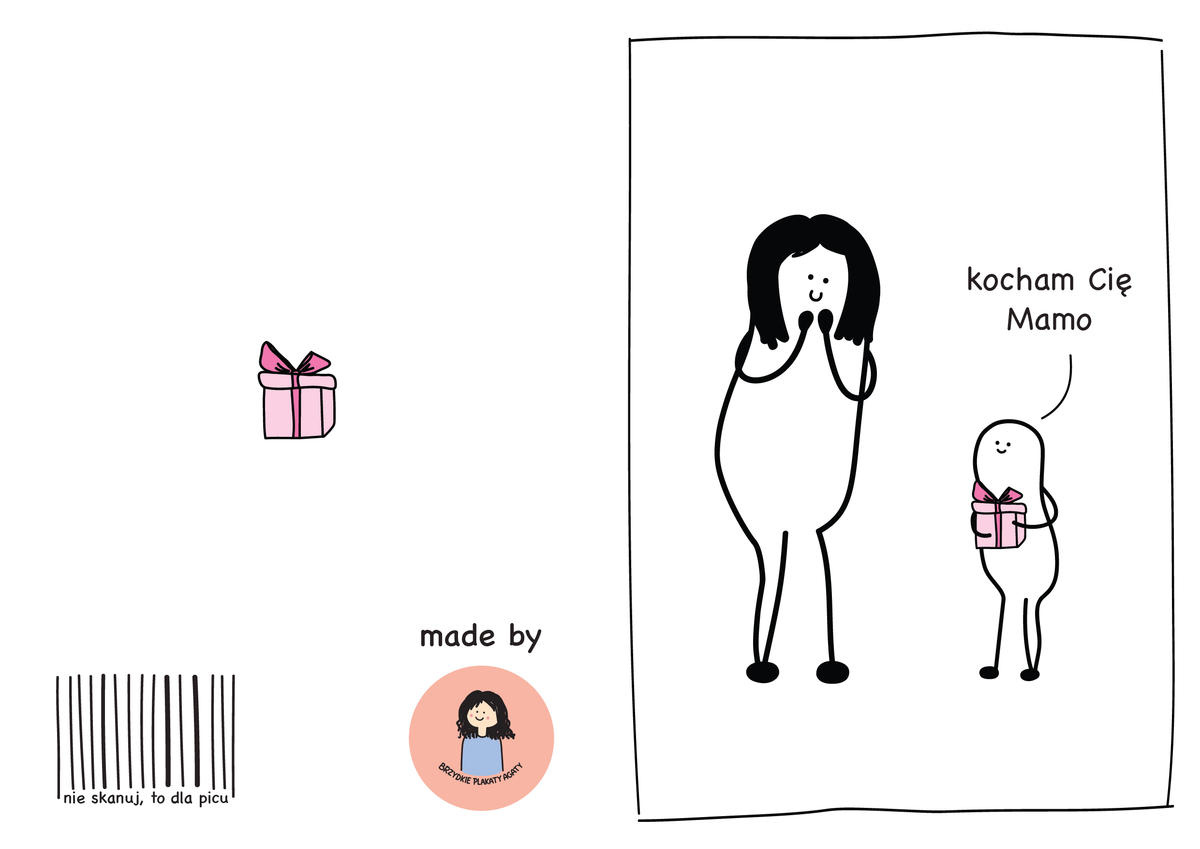 Kartka dla Mamy - Kocham Cię Mamo