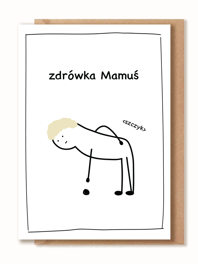 Kartka dla Mamy - Zdrówka Mamuś