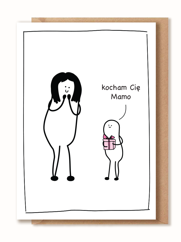 Kartka dla Mamy - Kocham Cię Mamo