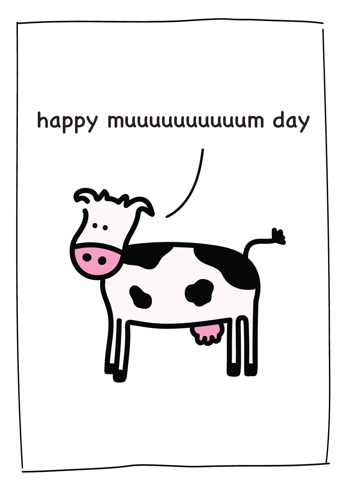 Kartka dla Mamy - happy muuuuuum day!