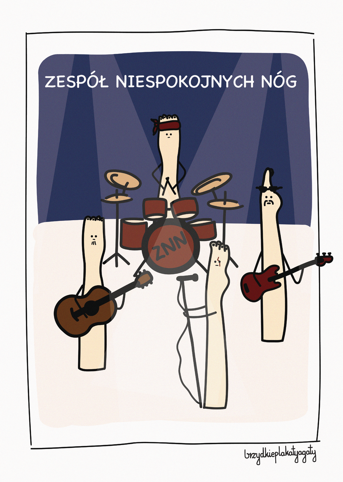 Plakat - Zespół niespokojnych nóg