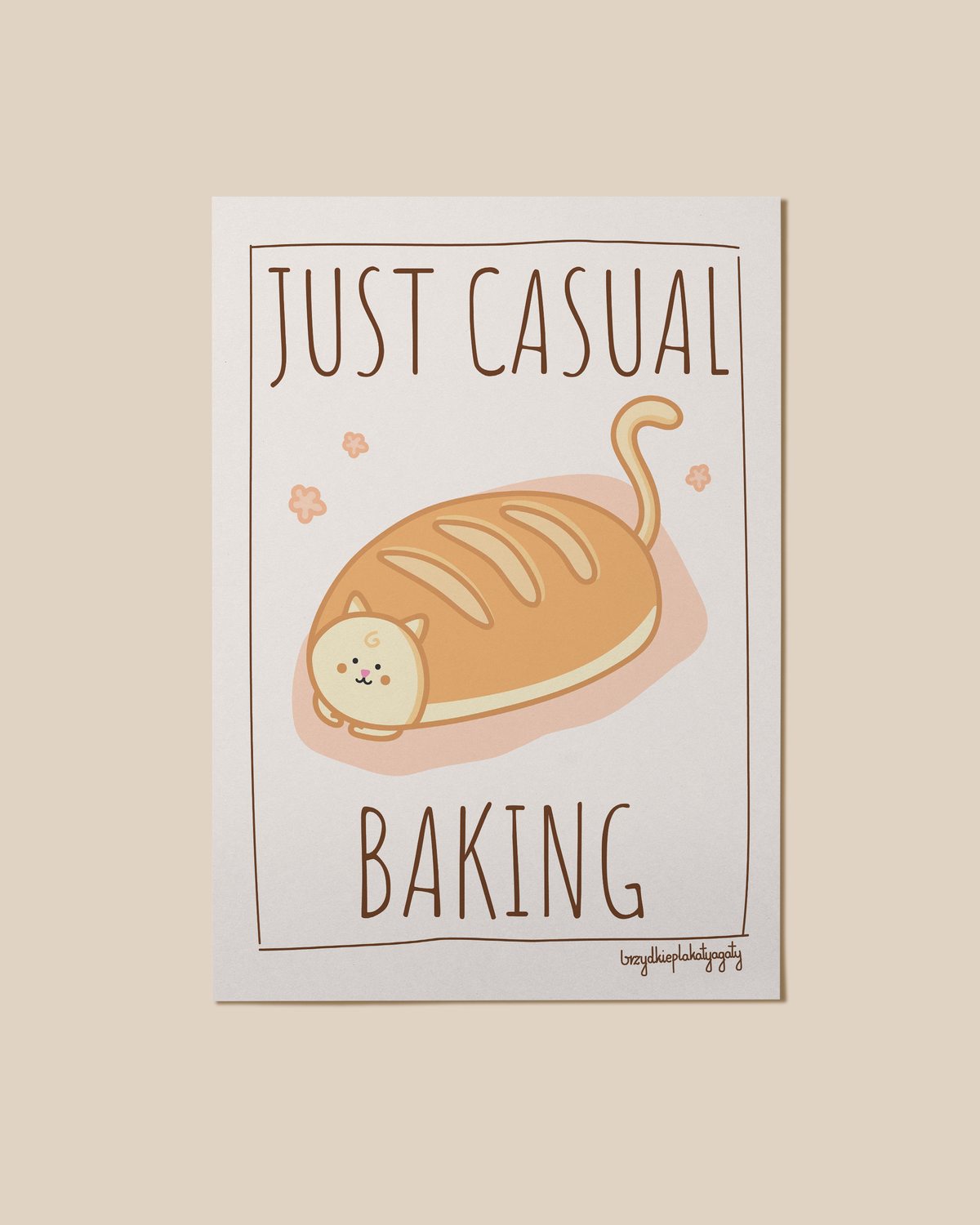 Plakat - Just Casual Baking