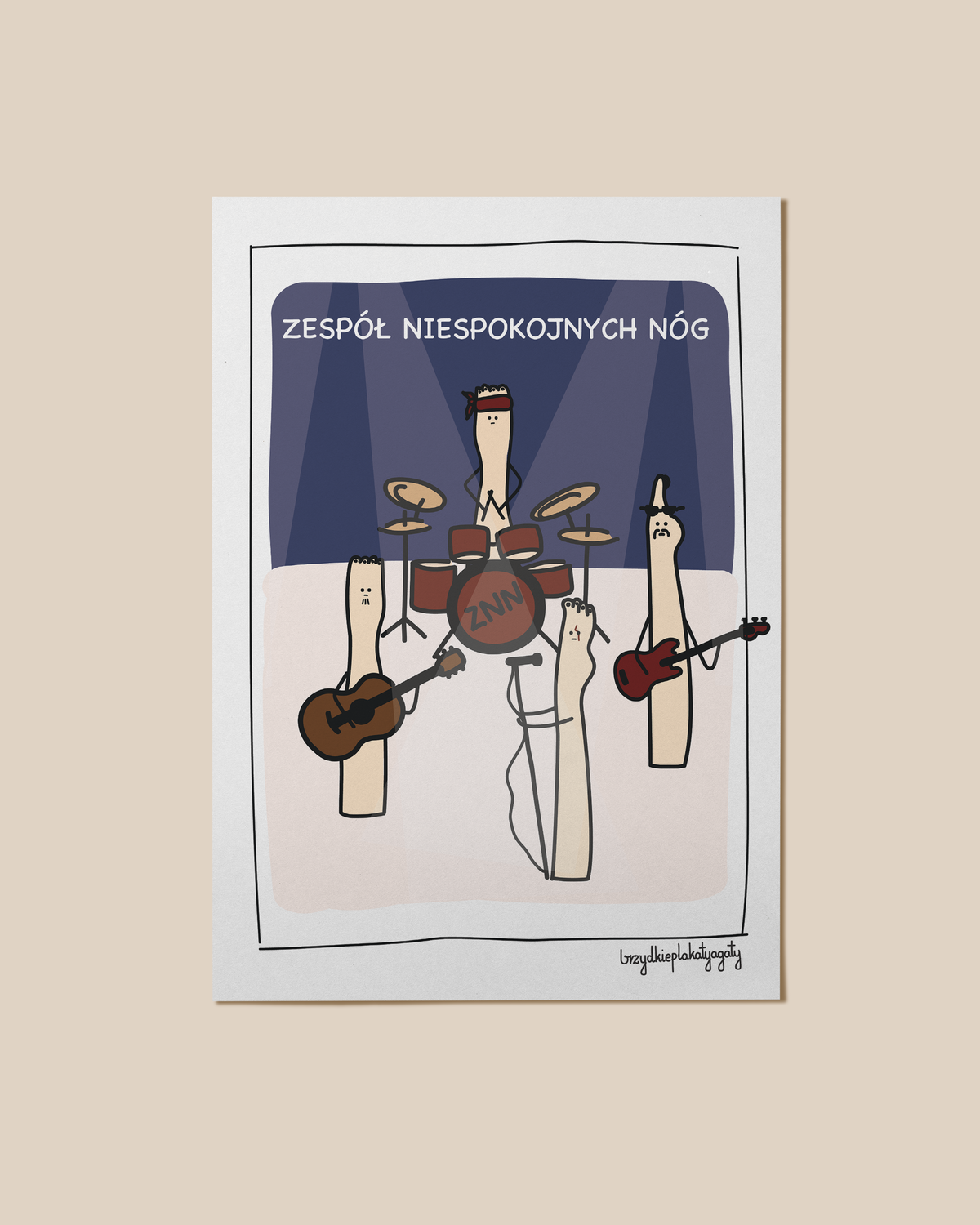 Plakat - Zespół niespokojnych nóg