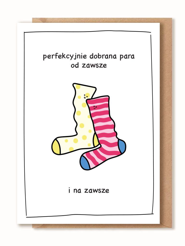 Kartka z okazji ślubu - Perfekcyjnie dobrana para od zawsze i na zawsze