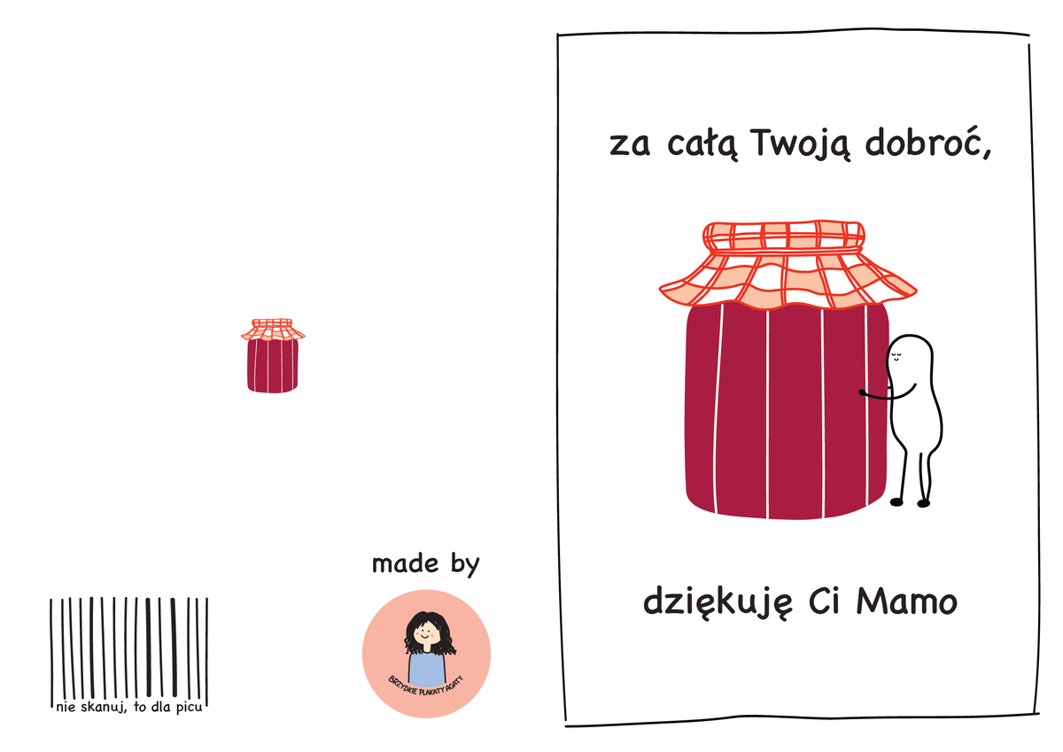 Kartka dla Mamy - Za całą Twoją dobroć, dziękuję Ci Mamo