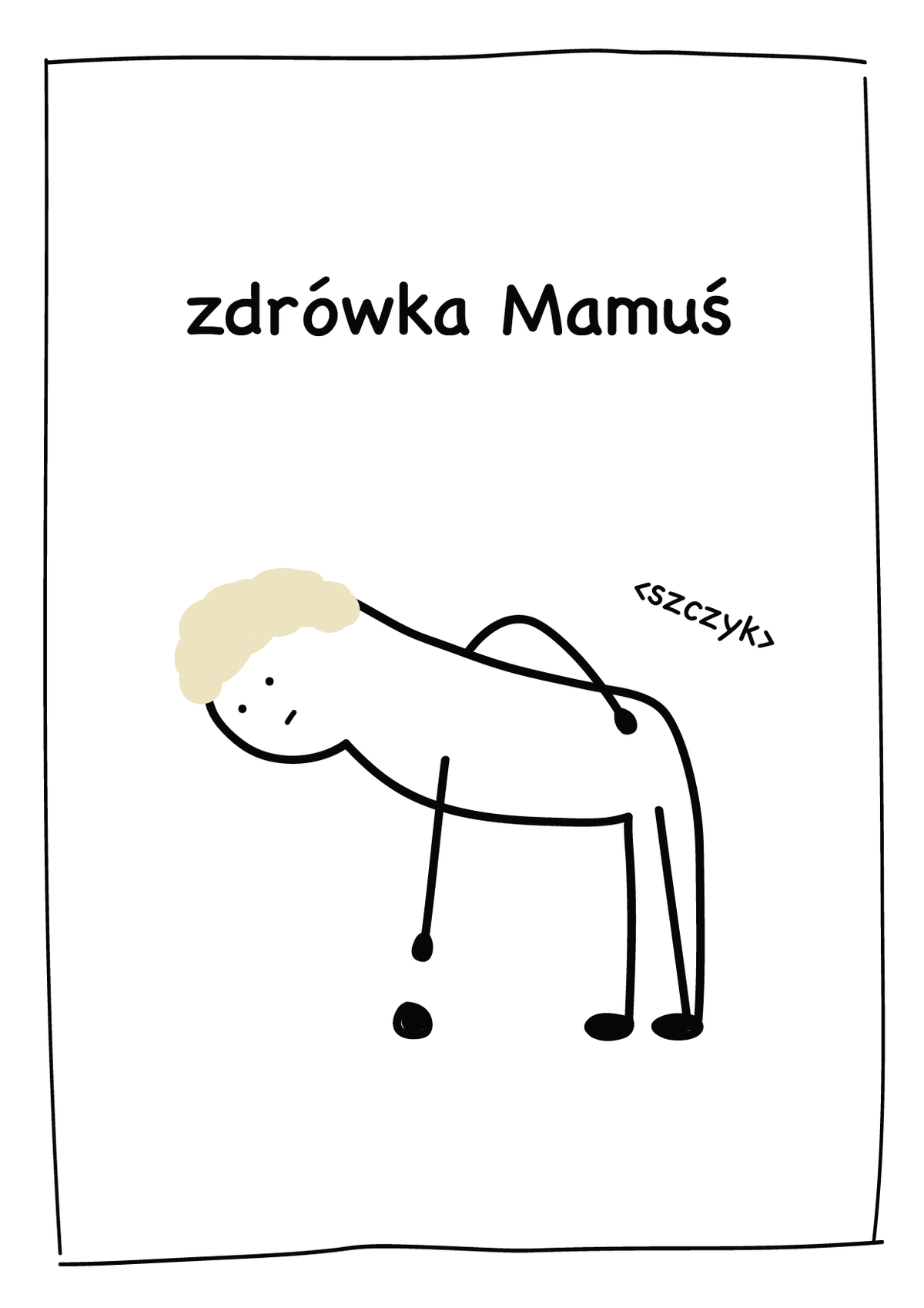 Kartka dla Mamy - Zdrówka Mamuś
